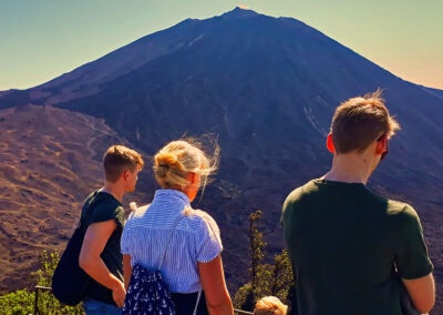 Walking the Pacaya volcano during our Guatemala Family Adventure Tour.