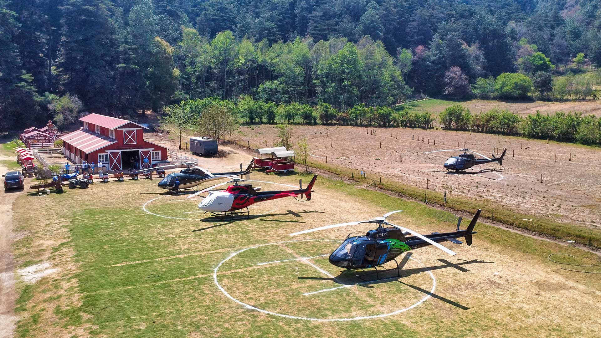 Our Guatemala's Helicopter Fleet