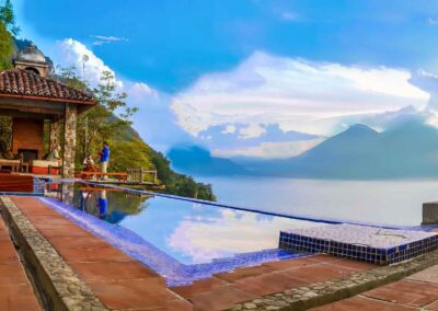 La Villa of Casa Palopo in Lake Atitlan is one of the property highlights during our Luxury Tour Guatemala Package.